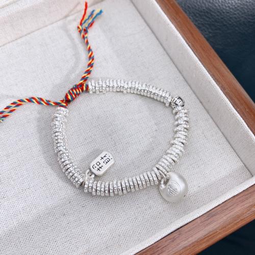925 Sterling Silver Bangle Bracelet, Adjustable & fashion jewelry & Unisex, Inner Diameter:Approx 56mm, Sold By PC