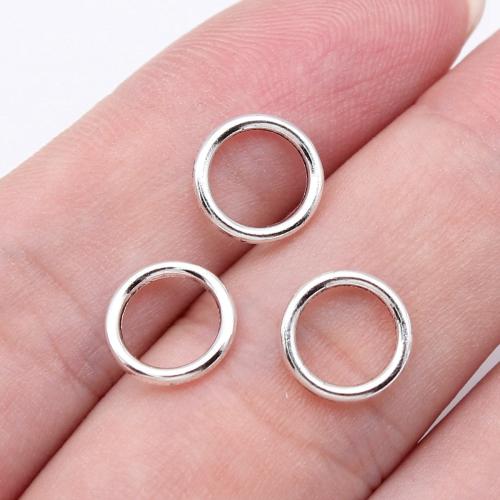 Tibetan Style Linking Ring, Donut, plated, DIY, more colors for choice, 10x10mm, Sold By PC