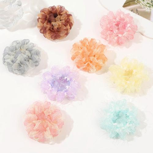 Hair Scrunchies, Gauze, handmade, for woman, more colors for choice, nickel, lead & cadmium free, Sold By PC