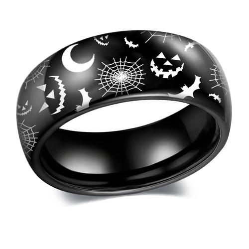 Prst prsten z nerezové oceli, 304 Stainless Steel, unisex & různé velikosti pro výběr, více barev na výběr, Prodáno By PC
