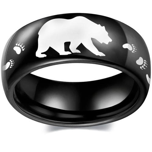 Prst prsten z nerezové oceli, 304 Stainless Steel, unisex & různé velikosti pro výběr, více barev na výběr, Prodáno By PC