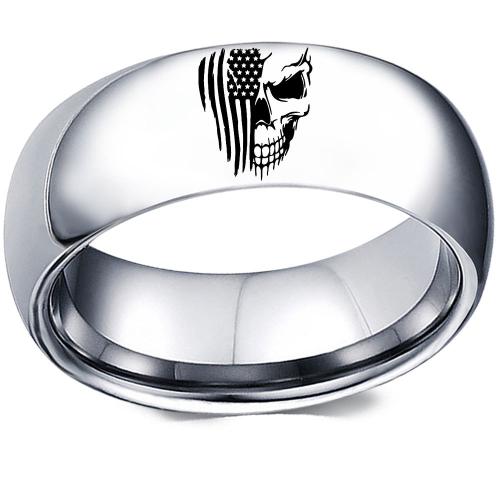 خاتم إصبع الفولاذ المقاوم للصدأ, 304 الفولاذ المقاوم للصدأ, للجنسين & حجم مختلفة للاختيار, المزيد من الألوان للاختيار, تباع بواسطة PC