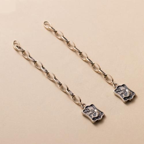 925 Sterling Silver Pendant cross chain & vintage & DIY Sold By PC