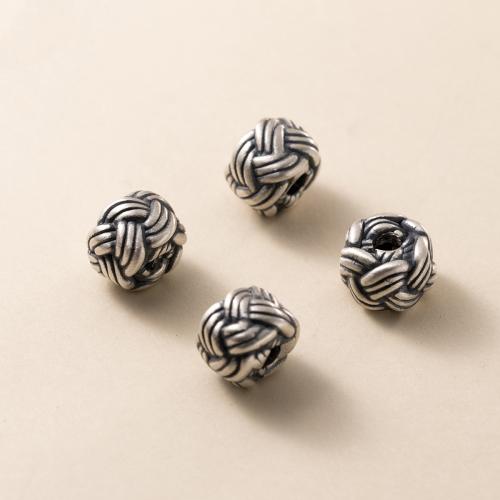 Spacer Beads Jewelry 925 Sterling Silver vintage & DIY Approx 2.8mm Sold By PC