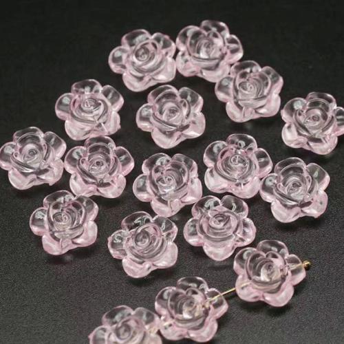 Acrylic Beads Rose DIY 12mm Sold By Bag
