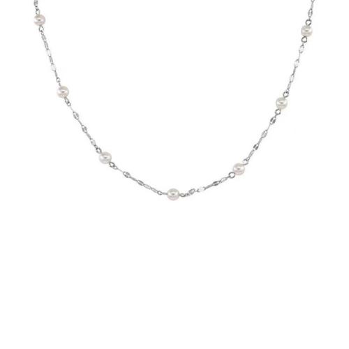 Messing Halskette, mit Verlängerungskettchen von 5cm, Modeschmuck & für Frau, keine, Länge:ca. 40 cm, verkauft von PC