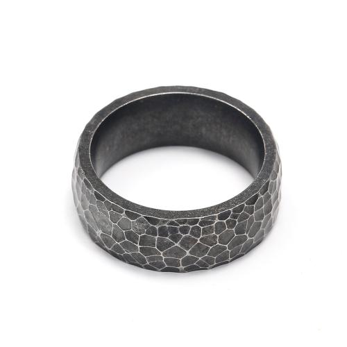 Rozsdamentes acél Finger Ring, 304 rozsdamentes acél, divat ékszerek & különböző méretű a választás & az ember, több színt a választás, Által értékesített PC