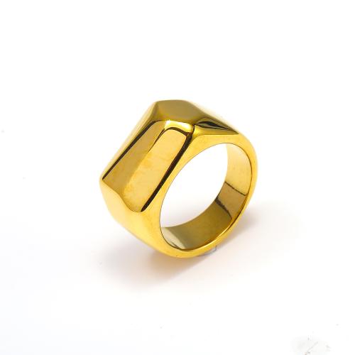 Ring Finger ze stali nierdzewnej, Stal nierdzewna 304, biżuteria moda & różnej wielkości do wyboru & dla kobiety, złoty, sprzedane przez PC