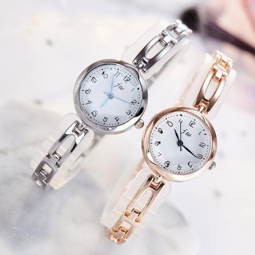 Women Wrist Watch 304 Stainless Steel with Glass & Zinc Alloy fashion jewelry & Chinese movement & for woman & waterproof Dial straight diameter about 2cm about 0.6cm; Band about 0.6cm. Length Approx 18 cm Sold By PC