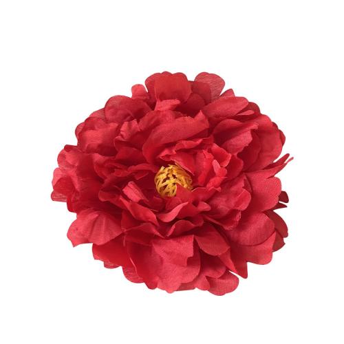 Alligator Hair Clip, Tibetan Style, with Cloth, Flower, handmade, multifunctional & different styles for choice & for woman, more colors for choice, Diameter: about 14cm., Sold By PC