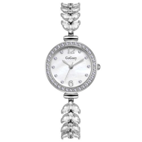 Women Wrist Watch, Tibetan Style, with Glass, Chinese movement & for woman & waterproof & with rhinestone, more colors for choice, Dial straight size: diameter about 2.6cm, thickness: about 0.6cm; Band width: about 0.6cm., Length:Approx 18 cm, Sold By PC
