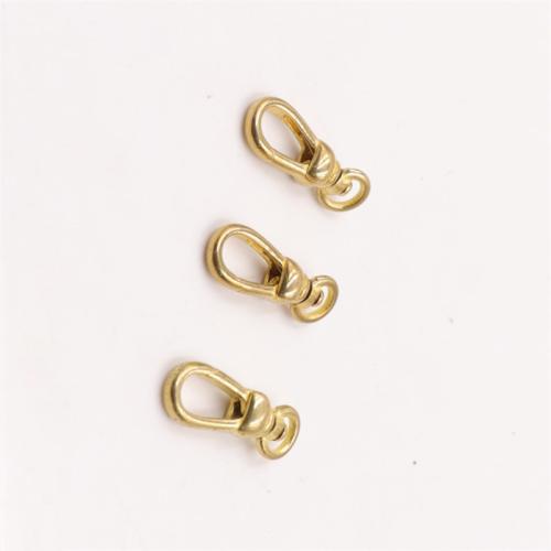 Brass Lobster Clasp plated DIY golden Sold By PC