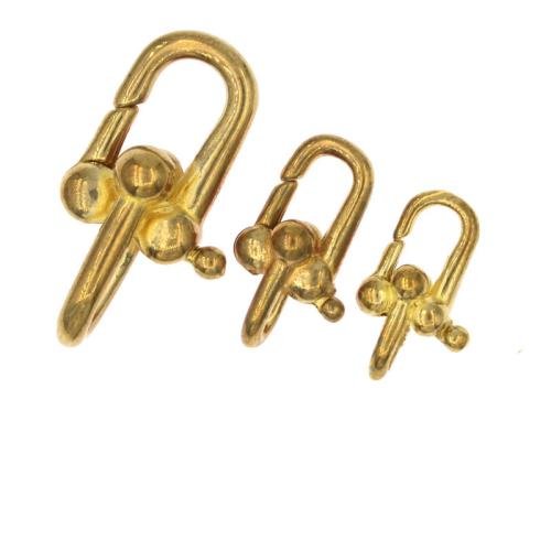 Brass Lobster Clasp, DIY & different size for choice, original color, Sold By PC