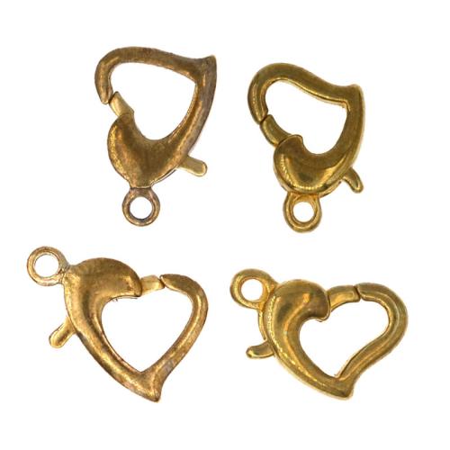 Brass Lobster Clasp, DIY & different styles for choice, original color, Sold By PC