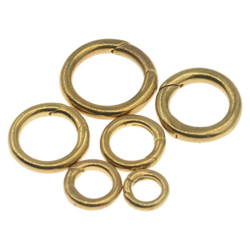 Brass Snap Clasp plated DIY original color Sold By Bag