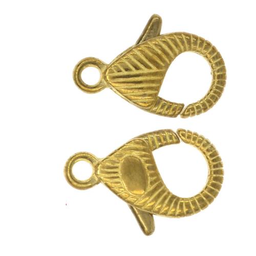 Brass Lobster Clasp plated DIY original color Sold By PC