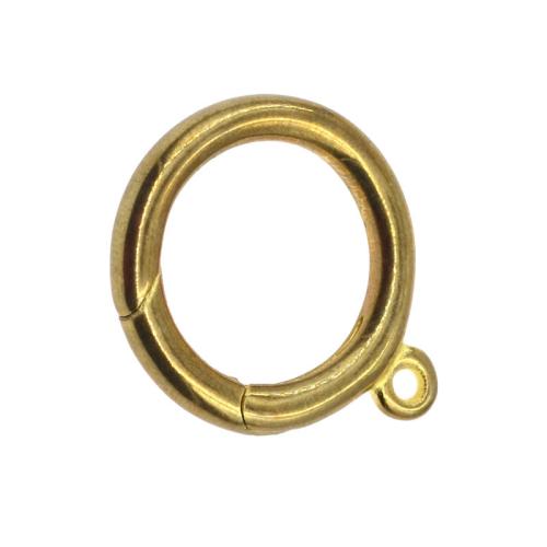 Brass Snap Clasp, plated, DIY, original color, Sold By PC