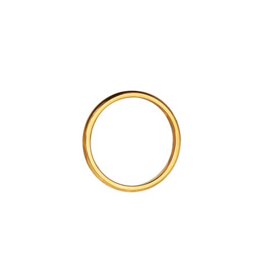 Пальцевидное Кольцо Титановой Стали, титан, Другое покрытие, разный размер для выбора & Женский, Золотой, продается PC