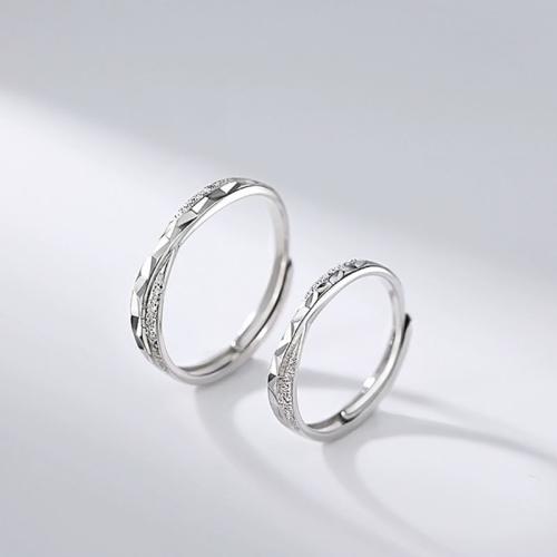 Ezüst ékszer Finger Ring, 925 ezüst, divat ékszerek & egynemű, Által értékesített PC