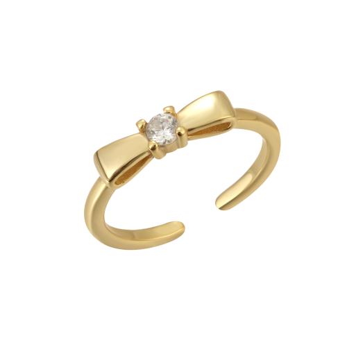 فضة 925 خاتم إصبع القدم, BOWKNOT, مجوهرات الموضة & الصغرى تمهيد زركون & للمرأة, تباع بواسطة PC