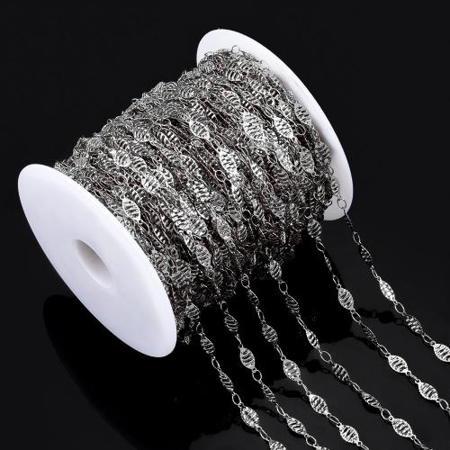 Stainless Steel Jewelry Chain 304 Stainless Steel DIY Sold By Bag