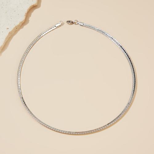 Stainless Steel Chain Necklace, 304 Stainless Steel, fashion jewelry & for woman, more colors for choice, Length:Approx 45 cm, Sold By PC