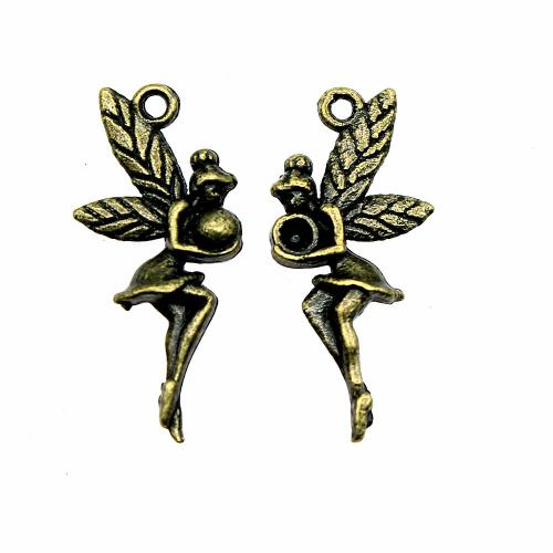Zinc Alloy Pendants Angel plated DIY Sold By PC
