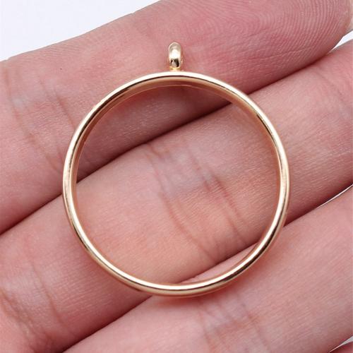 Zinc Alloy Pendants Donut plated DIY Sold By PC