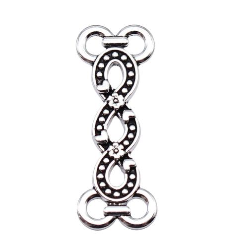 Tibetan Style Pendants, antique silver color plated, DIY & 2/2 loop, 30x11mm, Sold By PC