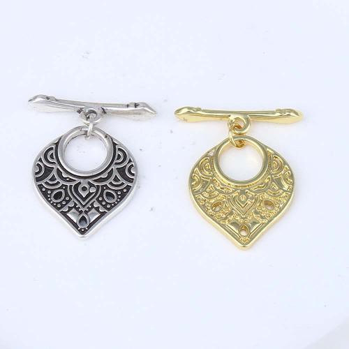 Brass Toggle Clasp, plated, DIY, more colors for choice, nickel, lead & cadmium free, 8.90x8.90x3.30mm, Sold By PC