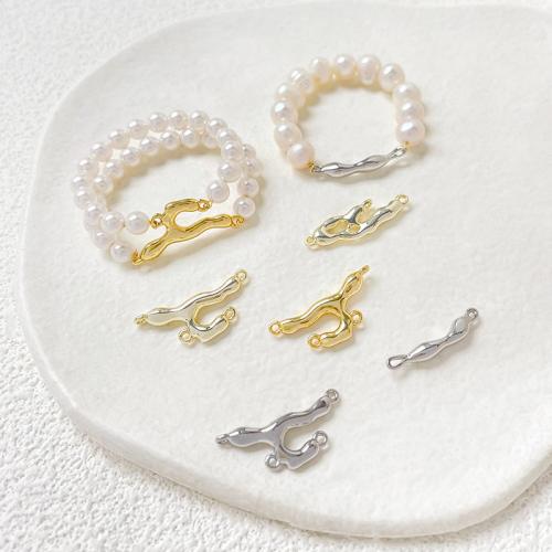 Mosaz Šperky Connector, á, DIY & různé designy pro výběr, více barev na výběr, nikl, olovo a kadmium zdarma, Prodáno By PC