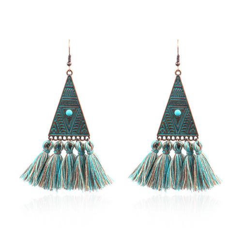 Tibetan Style Drop Earrings, with Caddice, plated, fashion jewelry & different styles for choice & for woman, Sold By Pair