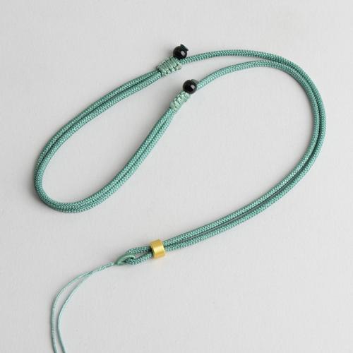 Fashion Necklace Cord, Polyamide, with Tibetan Style & Acrylic, handmade, DIY, more colors for choice, Length:Approx 32-62 cm, 10PCs/Lot, Sold By Lot