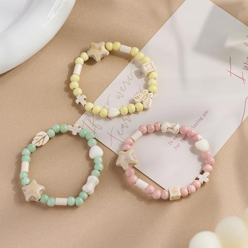porcelaine bracelet, styles différents pour le choix & pour femme, Longueur Environ 6-8 pouce, Vendu par PC