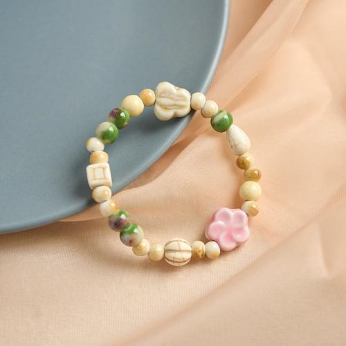 porcelaine bracelet, fait à la main, styles différents pour le choix & pour femme, Longueur Environ 6-8 pouce, Vendu par PC