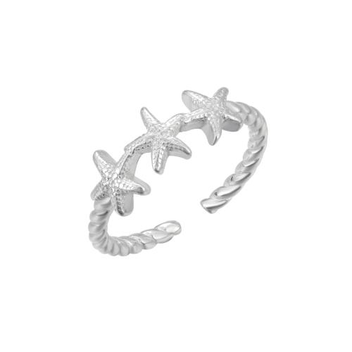 925 Sterling Silver Toe Ring, Starfish, fashion jewelry & for woman, Sold By PC