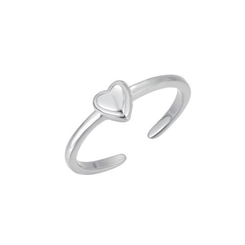 925 пробы Палец кольцо, Сердце, ювелирные изделия моды & Женский, продается PC