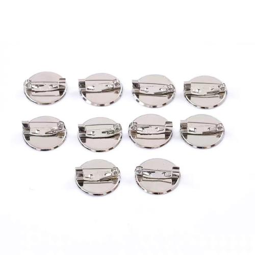 Stainless Steel Brooch Findings 316 Stainless Steel plated DIY original color Sold By Lot