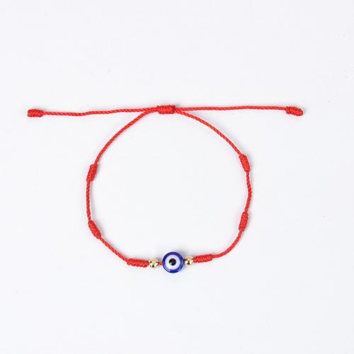 Fashion Create Wax Cord Bracelets Glass with Wax Cord & Zinc Alloy 2 pieces & Unisex Length 16 cm Sold By Set