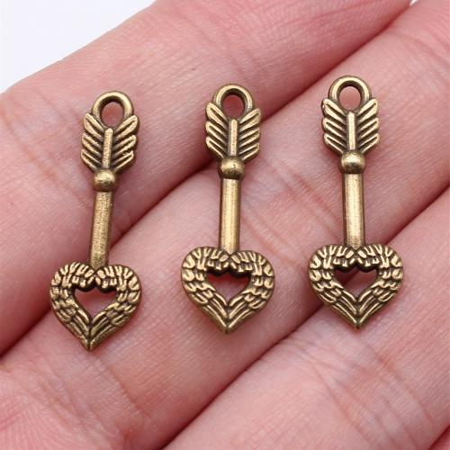 Zinc Alloy Heart Pendants plated DIY Sold By PC