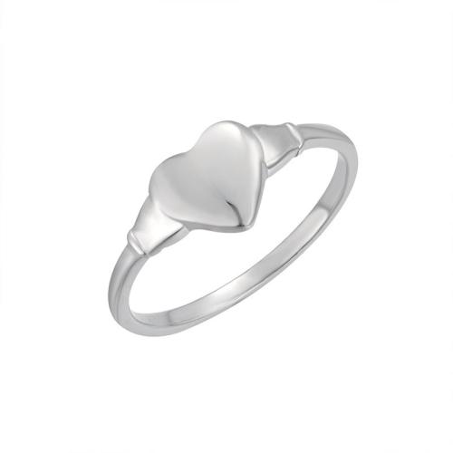 Sterling Silver Κοσμήματα δάχτυλο του δακτυλίου, 925 ασημένιο ασήμι, Καρδιά, κοσμήματα μόδας & διαφορετικό μέγεθος για την επιλογή & για τη γυναίκα, Sold Με PC