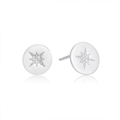 Zircon cubique Micro Pave d'oreille en argent sterling, Argent sterling 925, bijoux de mode & pavé de micro zircon & pour femme, 9.90mm, Vendu par paire