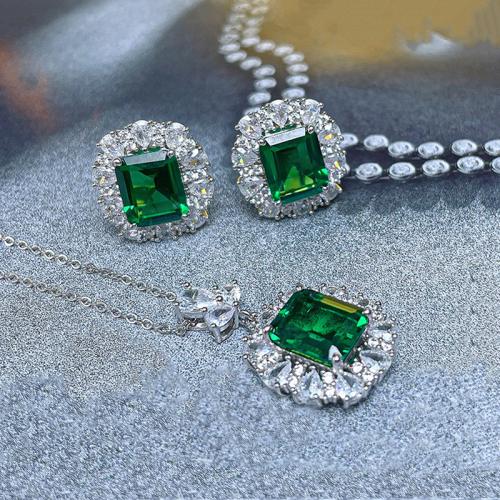 Micro zirconi Pave ottone Jewelry Set, stili diversi per la scelta & Micro spianare cubic zirconia & per la donna, Venduto da PC