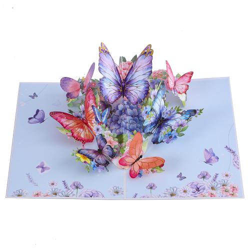 Greeting Card, Paper, handmade, 3D effect, 150x200mm, Sold By PC