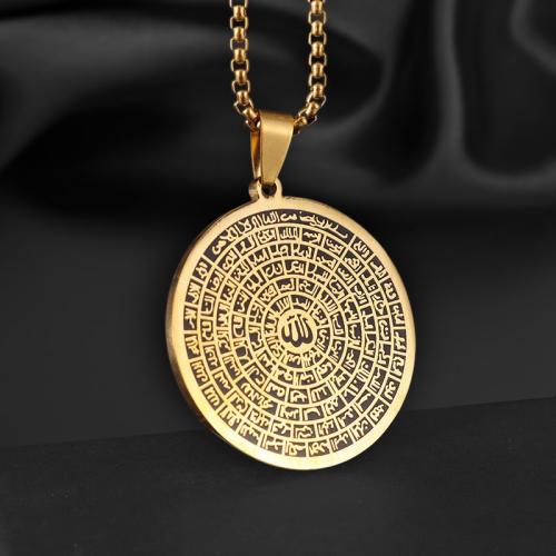 Stainless Steel Jewelry Necklace 304 Stainless Steel Round plated for man Length 60 cm Sold By PC