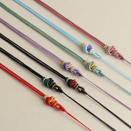 Fashion Necklace Cord, Polyamide, handmade, DIY, more colors for choice, Length:Approx 60 cm, 10PCs/Lot, Sold By Lot