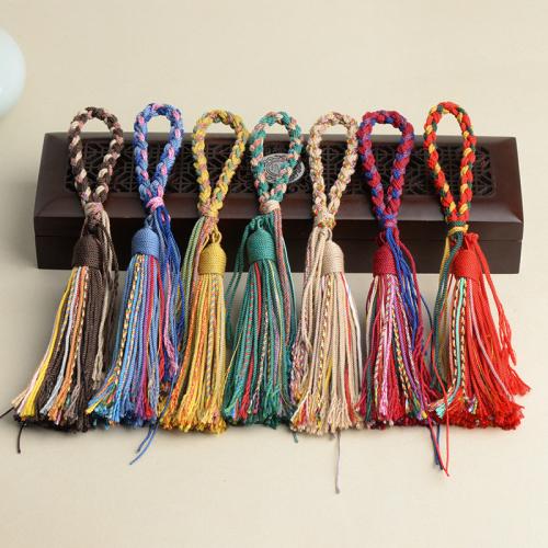 Decorative Tassel, Cotton Thread, handmade, durable, more colors for choice, Length:Approx 21 cm, 10PCs/Lot, Sold By Lot