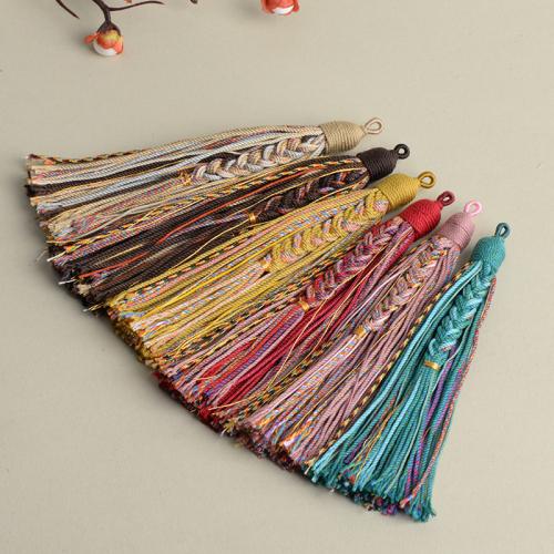 Decorative Tassel Cotton Thread handmade durable Length Approx 14.5 cm Sold By Lot