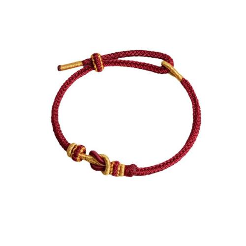 Modele bracelet a cordon , Nylon polypropylène, fait à la main, DIY, plus de couleurs à choisir, Longueur:Environ 13-18 cm, 10PC/lot, Vendu par lot
