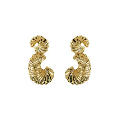 Brass Stud Earring, fashion jewelry & for woman, more colors for choice, 75mm, Sold By Pair